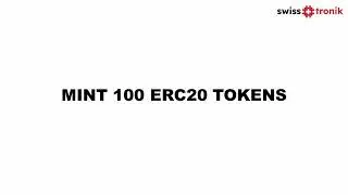 Deploy and Mint 100 ERC-20 Tokens on Swisstronik with Hardhat