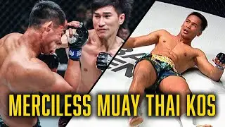 BEZ LITURGI 😤👊 JEDEN Z NAJBARDZIEJ BEZLITOSNYCH NOKAUT&Oacute;W W MUAY THAI | Tawanchai, Nabil Anane i inni!