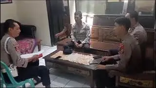 Kanit Propam Polsek Pagak Aiptu Gunadi melaksanakan bimbingan konseling kepada Anggota