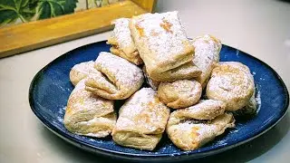 Bocadillos de Hojaldre: El Postre Perfecto y F&aacute;cil &iexcl;SIN HUEVO!
