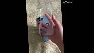 Iphone 13 pro max | sierra blue |  with transparent case