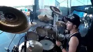 Drumcam Daniel Gravel from Steel Engraved Basinfire Festival