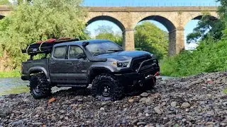 Toyota Tacoma; Element RC Enduro KNIGHTRUNNER Trail Truck, nowe opony, new tires, part 2