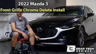 Mazda 3 2019-2025 хромированная решетка радиатора удалить установить