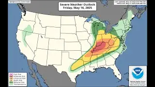 WAHC TV - Live EAS Details Channel - Moderate Convective Severe Weather Risk - 05/16/25