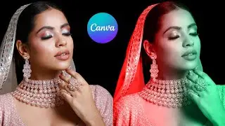 Dual Light Effect in Canva - Gradient Overlay Effect