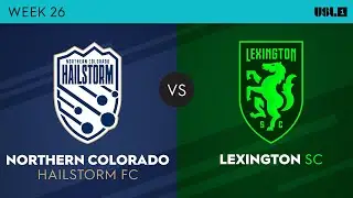 Northern Colorado Hailstorm FC v Lexington SC: September 6, 2023