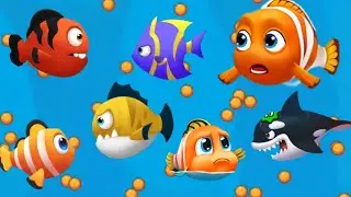 fishdom ads mini games.fish evolution all levels all bosses