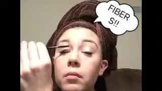 3D fiber lash mascara application!!