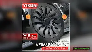4PCS HubCap Performance Automobile Replacemen Hub cap Full Rim Cover Accessories for Tesla Model Y