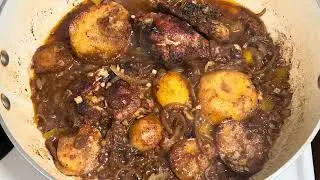 Brown Stew Chicken With Potato Complete Recipe