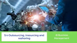 5.4 - Outsourcing, insourcing and reshoring - IB Business Management