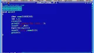 How To Store Multiple String Values In An Array Using C Programming in Tamil