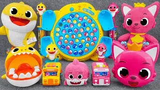 BABY SHARK Collection✨Satisfying Unboxing Baby Shark Fishing Game Playset (ASMR)