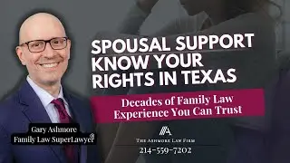 Understanding Spousal Support in Texas: What You Need to Know After Divorce | The Ashmore Law Firm