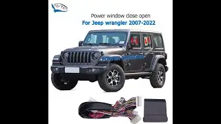 Amazing Module ! Remote Key window close & open Module for Jeep Wrangler JK JL / Gladiator 2007-2023