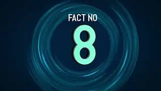 Ring of ribbon gathers fact number animation Fact Slides Rio