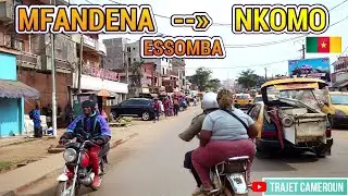 (Yaoundé) Du Stade omnisport à Nkomo par Essos et Biteng - Trajet Cameroun