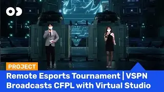 Remote Esports Tournament | VSPN Broadcasts CFPL with Virtual Studio