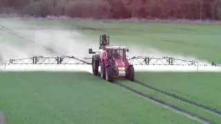Oprysk Same + Amazone UG 2200 & Massey Ferguson + Hardi
