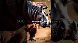 Survival Countdown: Top 10 Most Dangerous Animals - Part 1 #shorts