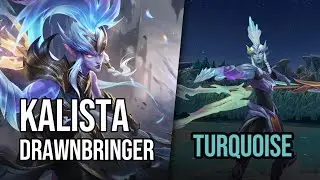 Turquoise Drawnbringer Kalista Skin | League of Legends