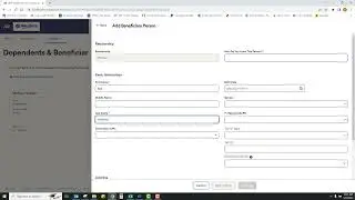 Adding a Beneficiary in ADP