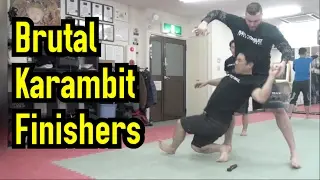 BRUTAL Karambit Flows & Finishers! Raw Silat Class at RCI Headquarters, Japan