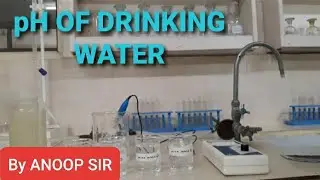 Determine pH of drinking water