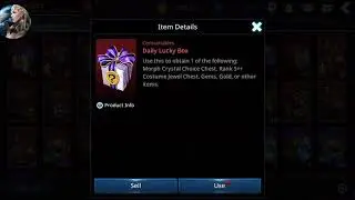 Darkness raises Open luck box