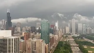 Severe storm hits Chicago, tornado warning issued