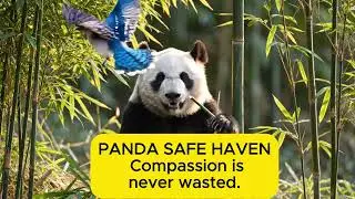 The Panda Who Saved a Fallen Bird 🥺😲 | A Heartwarming Jungle Story#shorts
