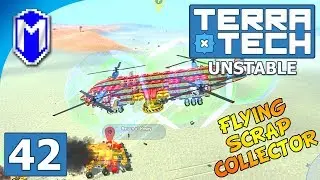TerraTech - Scrap Collecting Helicopter, Flying Scrap - Lets Play TerraTech Unstable Gameplay Ep 42