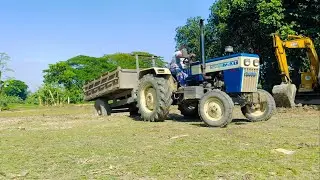Mahindra B275 And New Holland Tractor Working in Mud | Tractor Power Test | Tractor Working | 