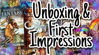Universal Fantasy Tarot Unboxing & 1st Impressions | Deck Flip Through
