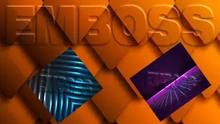 How to Create Emboss Text Effect in Photoshop