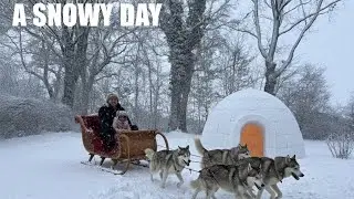 اولین برف سال جدید 2026 رفتیم با یاسمین خانم برف بازی 🥶