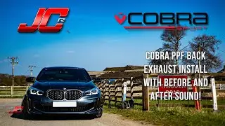 Установка выхлопной системы PPF на BMW M135i F40 Cobra Sport: фото до и после.