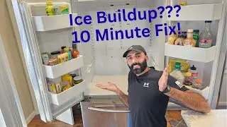Permanently Fix A Samsung Refrigerator That Is Icing Up!