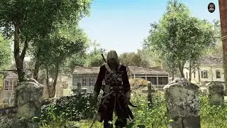 AC 4 Black Flag - Master Assassin Edward Kenway Brutal Combat & Stealth in Officer Outfit