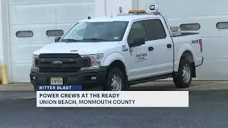 Jersey Central Power & Light crews equipped for strong winds In Union Beach