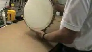 How to mount a calf skin head Part 2/2