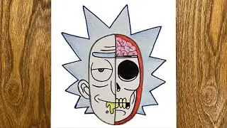 How to draw rick - Rick and Morty