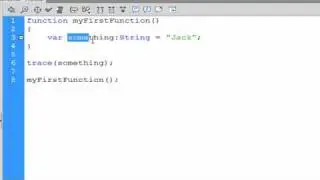 Flash CS3/CS4 Actionscript 3.0 Basics Tutorial(Functions 03)