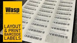 Wasp Barcode Software | Layout and Print Labels
