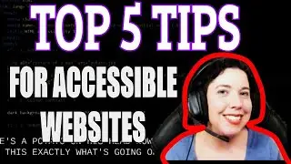 Top 5 Tips for Accessible Websites: Optimise Your HTML | Alt Tags, Forms, Semantic HTML, and More!