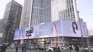 Zhao Lusi Pechoin big screen display 