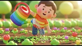 Little Garden Grow Up Song for Kids | Learn Plants, Nature & Nursery Rhymes 🌱🌸🎶👶