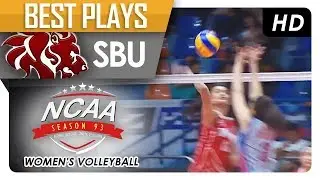 NCAA 93 WV Finals: Satrriani Espiritu connects for the booming quick kill! | SBU | Best Plays