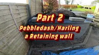 How to Pebbledash/Harl a wall the right way😉